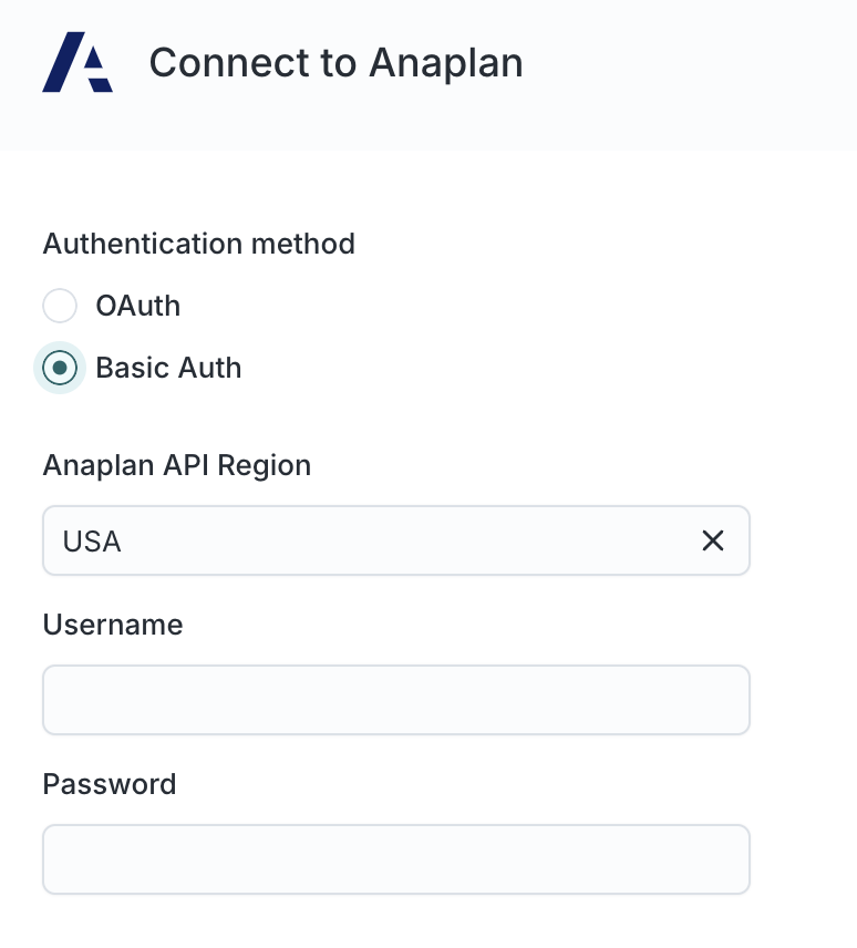 Basic auth in the Hightouch UI