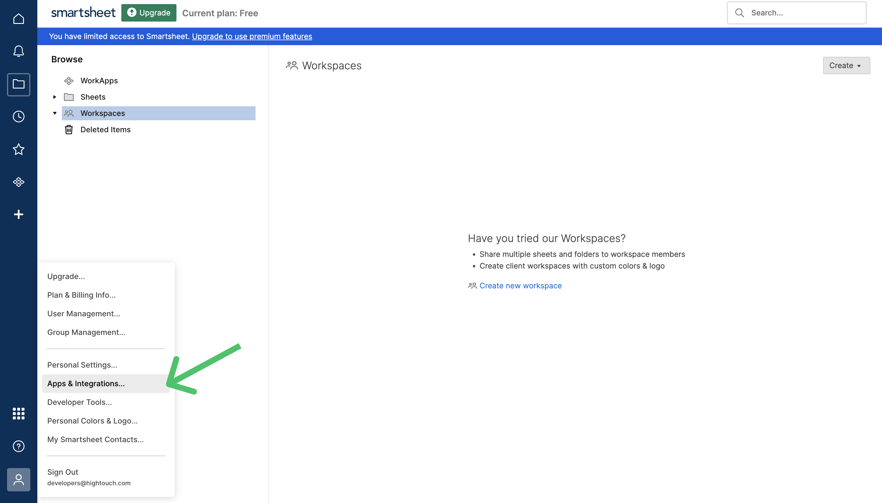 Smartsheet Dashboard